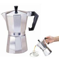 Stove Top Espresso Cuban Coffee Maker pot Cappuccino Latte 3 Cup Cafetera Cubana N5