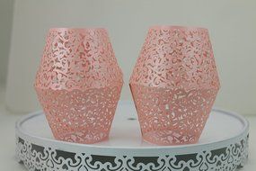Sharing Star 100 Pieces Filigree Artistic Muffin Case Cupcake Paper Cup Liner Little Vine Lace Laser Cupcake Wrappers... N14
