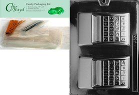 Cybrtrayd J039 Calculator Jobs Chocolate Candy Mold N6