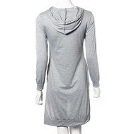 Morecome Women Sweatshirt Dress Double Split Hoodie Pullover Pockets Sweater (XL, Blue) N12
