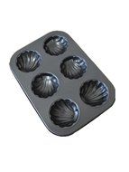 Non-Stick Madeleine Pans,Cake Mold 6-cup N2