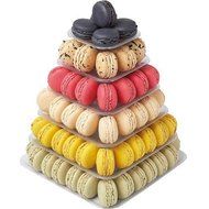 9 Tier Square Macaron Tower Macaron Stand to Hold 210 Macarons