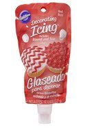 Wilton 704-0188 Icing Pouch with Tips, 8-Ounce, Red N3