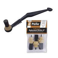 Pallo Coffee Tool Group Head Cleaning Brush &amp; Pack of 3 Replacement Bristles