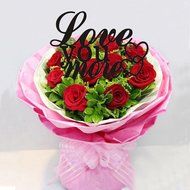 Ecape Acrylic Wedding Cake Toppers Custom Love You More Cake Toppers Cake Decoration Black Pack of 1 N25