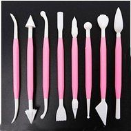 Y&XL&H 8 pcs Flower Modelling Tools Cake Fondant Cookie Sugar Craft Paste Decorating