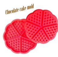 1PCS Round Waffle Shape Silicone Mold, Jelly, Chocolate, Soap ,Cake Decorating DIY Kitchenware