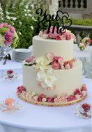 Ecape Acrylic Wedding Cake Toppers Custom Love You More Cake Toppers Cake Decoration Black Pack of 1 N35
