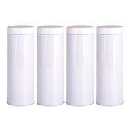 Tosnail 21 Oz 7&#039;&#039; Tall Tea Tin with Airtight Lids - 4 Pack N2