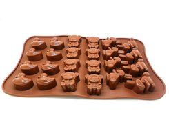 YOFAN Silicone Mini Muffin Pan , Non-toxic Cupcakes , 15 Pigs Shapes , Non-stick, Bpa-free Food Grade Silicon... N4