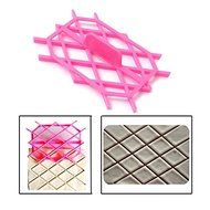 Diamond Rhombus Fondant Cake Cutter Embossing Mould Cake Tools N2