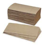 Paper Towel, Single Fold, Brown, PK4000