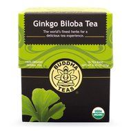 Buddha Teas Ginkgo Biloba Tea, 18 Count (Pack of 6) N6