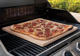 Pizzacraft 15" Square Cordierite Baking/Pizza Stone - For Oven or Grill - PC9897 N3
