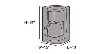 CoverMates &ndash; Keurig Coffee Maker Cover &ndash; 14W x 9D x 14H &ndash; Diamond Collection &ndash; 2 YR Warranty &ndash; Year Around Protection N15