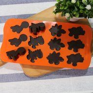 Candy Making Molds, 2PCS YYP [12 Cavity Dinosaur Shape Mold] Silicone Candy Molds for Home Baking - Reusable Silicone... N3