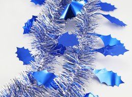 2pcs/lot 1.6m/piece 5 styles garland hang up Christmas tree type Christmas decoration (Blue) N4