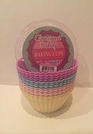 Cinnasweet Baking-Silicone Cupcake Molds, 4 Colors, Set of 13 N2