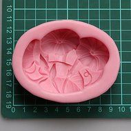 Sher Morning Glory Chocolate Silicone Molds,Cake Molds,Soap Molds,Decoration Tools Bakeware