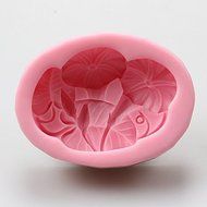 Sher Morning Glory Chocolate Silicone Molds,Cake Molds,Soap Molds,Decoration Tools Bakeware N3