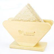 Natural Wood Coffee Filter Holder for Aeropress, Chemex and Hario Pour Over filters, Coffee Filter Dispenser Rack... N3