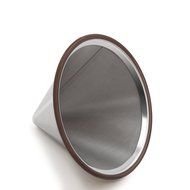 Nicelucky Coffee Dripper Stainless Steel with Double Layer Fine Mesh Reusable Pour Over Permanent Clever Coffee... N3