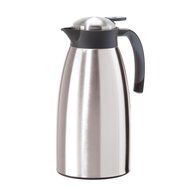 Oggi 68 oz Versa Thermal Vacuum Hot or Cold Carafe with Press Button Top, Stainless