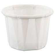 Treated Paper Souffle Portion Cups 1/2oz White 250/Bag