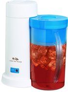 Mr. Coffee 2-Quart Iced Tea Maker for Loose or Bagged Tea, Blue N2