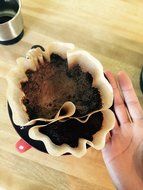 R'stoyours Collapsable, Silicone Pour Over Coffee Maker with Carabiner, Single Serve, Travel Size, Brown N5