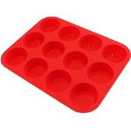 Docik Silicone Muffin Pan, BPA free Non Stick Heat Resistant Bakeware for Muffins, Cakes &amp; Cupcakes, 12 Cups Baking... N5