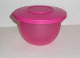 Tupperware Impression Small 2.5 Cup Mixing Bowl Fuchsia Pink N2