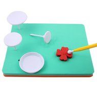 Yingwei Baking Sheet Baking Mat for Cookies Breads Petal Shape modeling pad N2