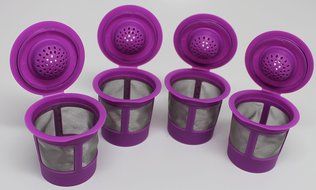 4 Pack Reusable K-cup Coffee Filters for Keurig 2.0 and 1.0 Brewers N3