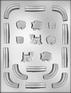 CK Products Train and Track Chocolate Mold