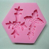 Genenic Silicone Fondant Sugarcraft Mold Cake Decorating Mould Cross Shape N3