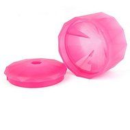 Sher 3D Large Diamond Plastic Ice Cube Mold Diamond Crystal Cube Freezer Ice Frozen Mold(Random Color)