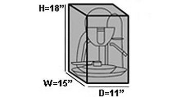 CoverMates &ndash; Keurig Coffee Maker Cover &ndash; 14W x 9D x 14H &ndash; Diamond Collection &ndash; 2 YR Warranty &ndash; Year Around Protection N20