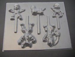 Jake Neverland Pirates Chocolate Candy Lollipop Mold