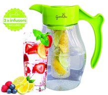 SPECIAL - Fruit &amp; Tea Infusion Pitcher - FREE Beverage Infused Recipe Ebook - Water &amp; tea infuser jug includes... N6