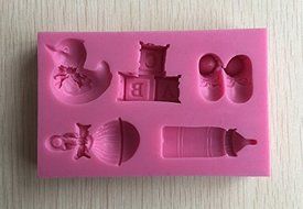 Anyana Baby Care Shoes 3D Mold Cookware Non-Stick Cake Decorating Fondant Mold Mould Kitchen Tool Sugar Paste... N5
