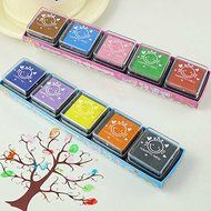 Pink Lizard DIY Craft Foam Ink Stamp Pad For Rubber Stamps Paper Wood Kids N3