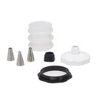 OXO Good Grips Baker&#039;s 8-Piece Silicone Decorating Bottle Kit, Clear/Red N10