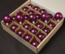 Novelty Lights, Inc. G40-E12-5W-S-FR Globe Outdoor Patio Party Christmas Replacement Bulbs, Frosted White, 25... N7