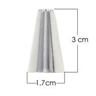 MMRM 6-Piece Pastry Tube and Tips Set DIY Pastry Tubes Cookies Making Nozzle N7