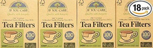 If You Care Fsc Certified Unbleached Tea Filters 100 Count, 1-Pack (100 Filters in Total) N3