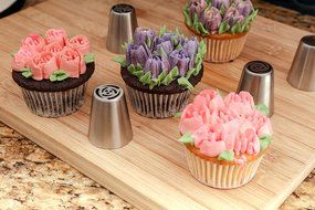 Russian Piping Tips 29 Piece Set by Cake Time - Cake and Cupcake Decorating Icing Tips N6