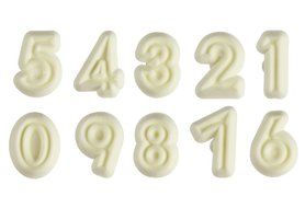 PME 10-Piece Plastic Cutter Set, Numerals 0-9 N2