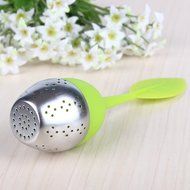 PersuingTech 3 Colors Food-grade Silicone Leaf Tea Ball Tea Bag Filter Creative Stainless Steel Insulation Tea... N23