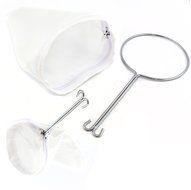 Thai Iced Tea Filter, Traditional Stainless Steel Thai Tea Strainer with Zipper Removable Strainer Sock N4